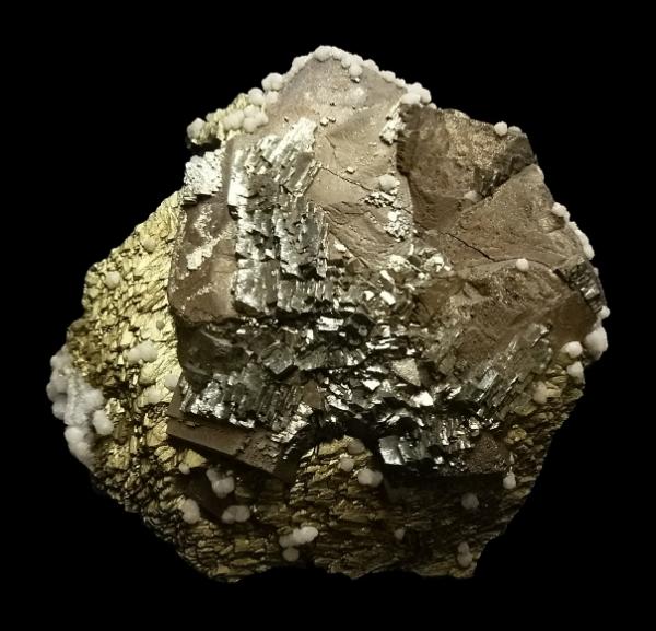 Arsnopyrite sur pyrite  panasqueira 10cm.JPG