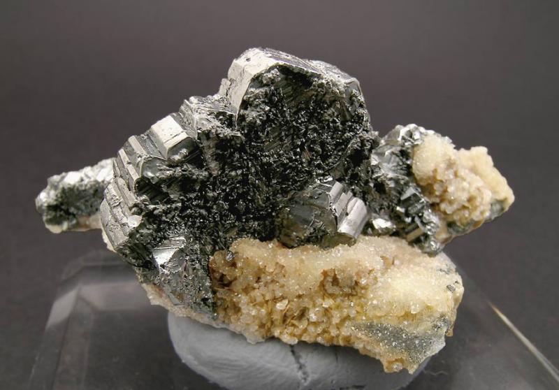 Bournonite with Quarzt - Herodsfoot Mine_Lanreath_Liskeard District_Cornwall_England_United Kingdom - front.jpg