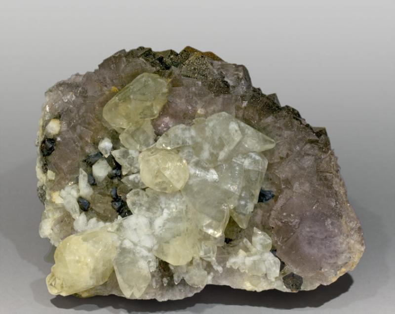 Fluorite Calcite Chalcopyrite and Sphalerite - Ladywash Mine_Eyam_Derbyshire_England_UK.jpg