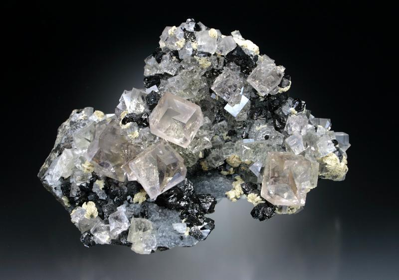 Fluorite with Sphalerite and Ankerite - Beaumont Mine_Diana Vein_East Allendale_Northumberland_England_UK.jpg