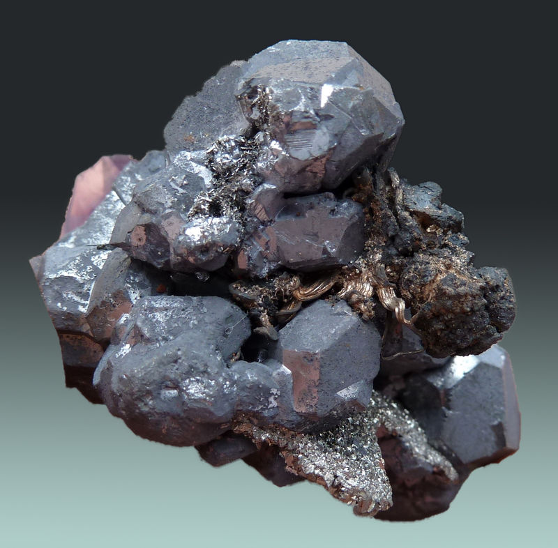 48 - Native silver galena fluorite arsenopyrite Ojuela Mapimi Durango.jpg