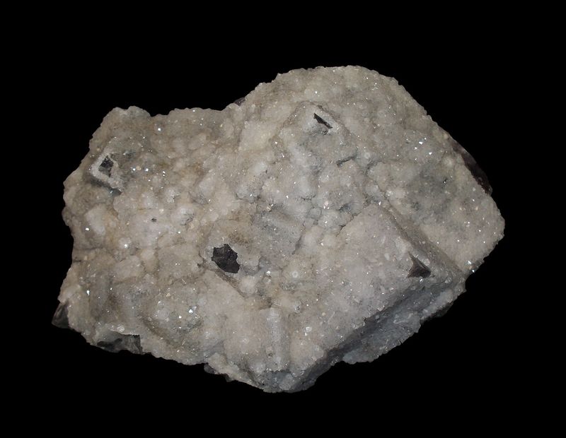 JKB396, Quartz on Fluorite, Rogerley Mine, Frosterley, Weardale, North Pennines Co., Durham, England, UK.JPG